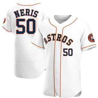 Men's Authentic White Hector Neris Houston Astros Home Jersey