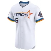 Men's Elite White Jake Meyers Houston Astros 2025 City Connect Jersey