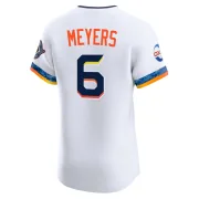 Men's Elite White Jake Meyers Houston Astros 2025 City Connect Jersey