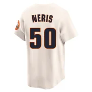 Men's Limited Cream Hector Neris Houston Astros Throwback Cooperstown Collection Jersey
