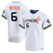 Men's Limited White Jake Meyers Houston Astros 2025 City Connect Jersey