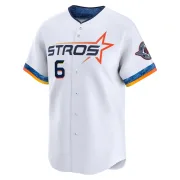 Men's Limited White Jake Meyers Houston Astros 2025 City Connect Jersey
