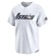 Men's Limited White Victor Caratini Houston Astros Throwback Cooperstown Collection Jersey