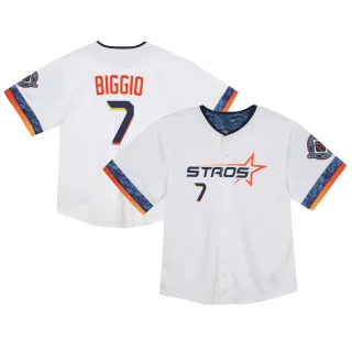 Toddler Limited White Craig Biggio Houston Astros 2025 City Connect Jersey