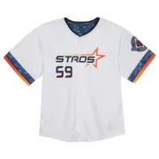 Toddler Limited White Framber Valdez Houston Astros 2025 City Connect Jersey