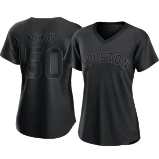 Women's Authentic Black Hector Neris Houston Astros Pitch Fashion Jersey