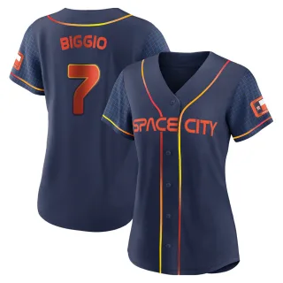 Women's Authentic Navy Craig Biggio Houston Astros 2022 City Connect Jersey