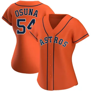 Women's Authentic Orange Roberto Osuna Houston Astros Alternate Jersey