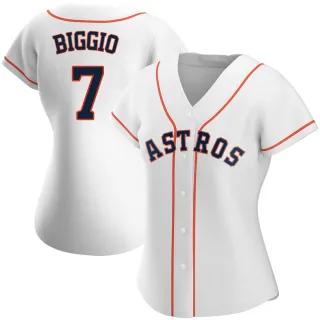Women's Authentic White Craig Biggio Houston Astros Home Jersey