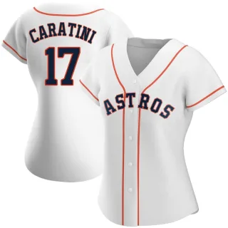 Women's Authentic White Victor Caratini Houston Astros Home Jersey