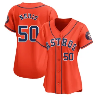 Women's Limited Orange Hector Neris Houston Astros Alternate Jersey