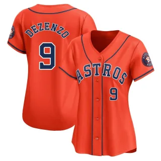 Women's Limited Orange Zach Dezenzo Houston Astros Alternate Jersey