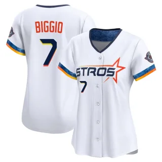 Women's Limited White Craig Biggio Houston Astros 2025 City Connect Jersey