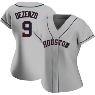 Women's Replica Gray Zach Dezenzo Houston Astros Road 2020 Jersey
