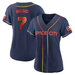 Women's Replica Navy Craig Biggio Houston Astros 2022 City Connect Jersey