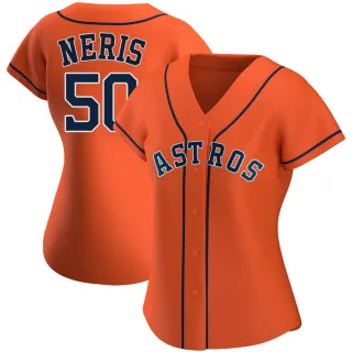 Women's Replica Orange Hector Neris Houston Astros Alternate Jersey