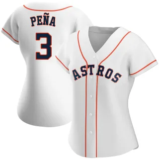 Women's Replica White Jeremy Pena Houston Astros Home Jersey