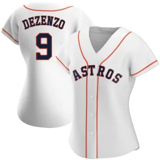 Women's Replica White Zach Dezenzo Houston Astros Home Jersey