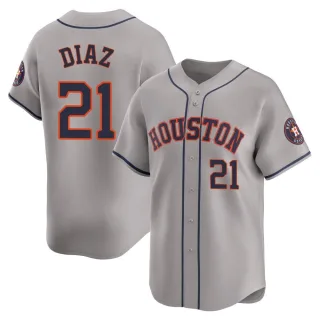 Youth Limited Gray Yainer Diaz Houston Astros Away Jersey