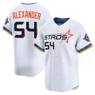 Youth Limited White Jason Alexander Houston Astros 2025 City Connect Jersey