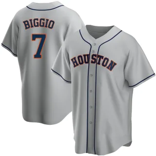 Youth Replica Gray Craig Biggio Houston Astros Road Jersey