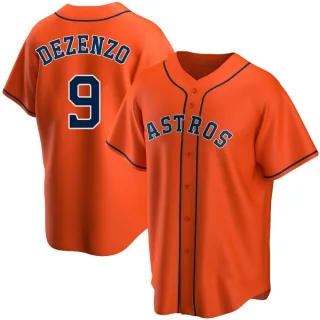 Youth Replica Orange Zach Dezenzo Houston Astros Alternate Jersey
